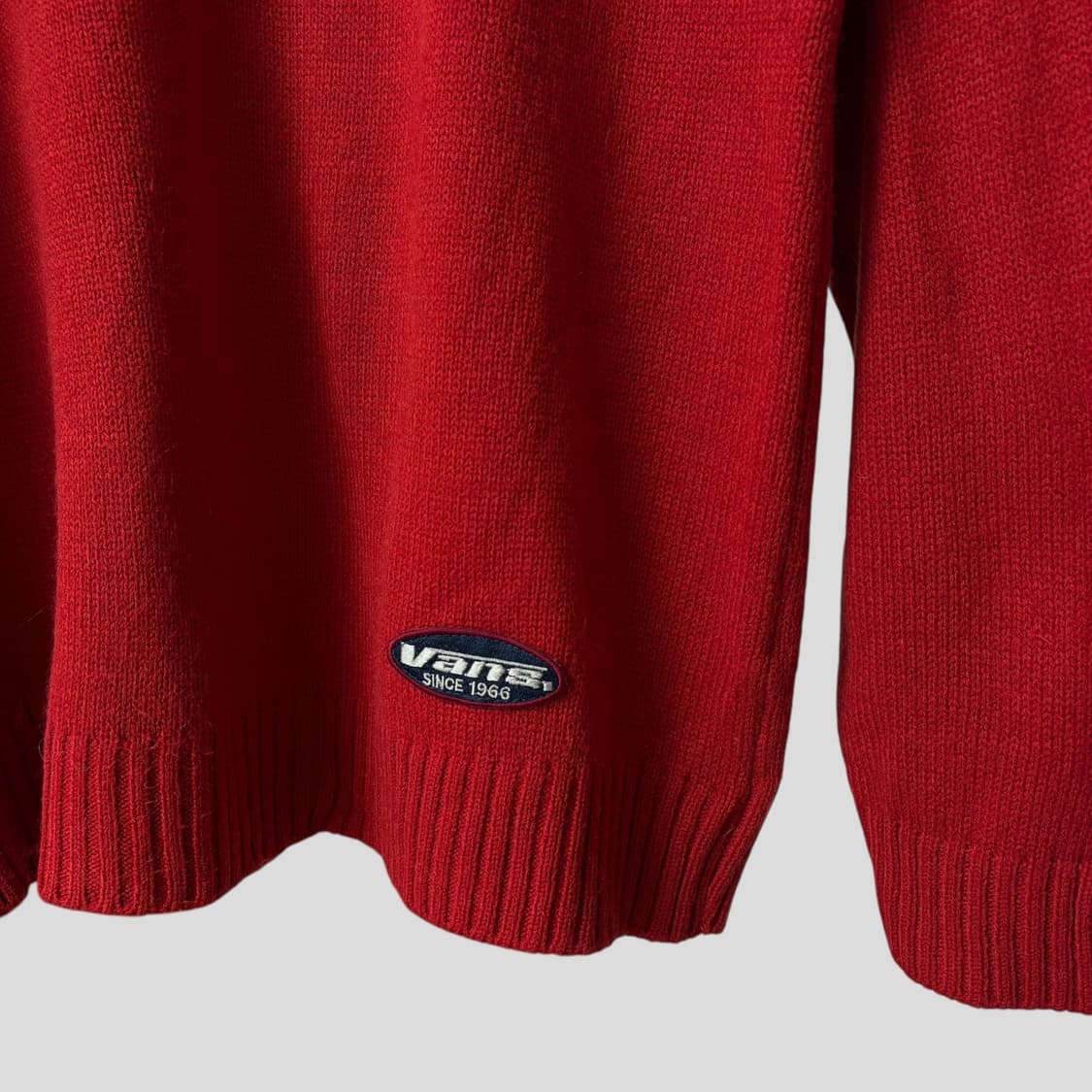 (M)90s Vans 반스 아크릴 니트 스웨터 USA 상품이미지5