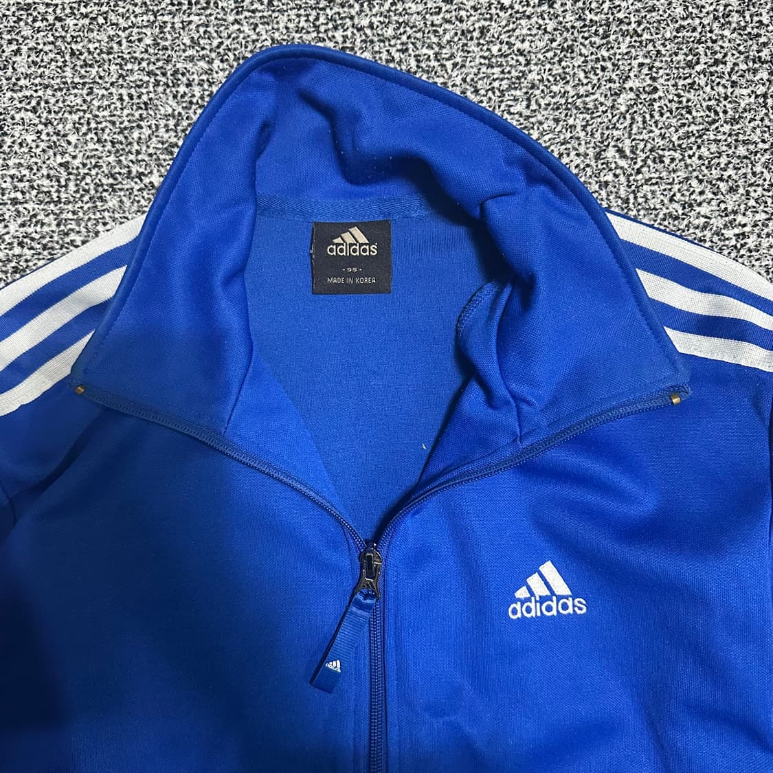 (95) 아디다스 삼선 트랙탑 블루 져지 상품이미지2