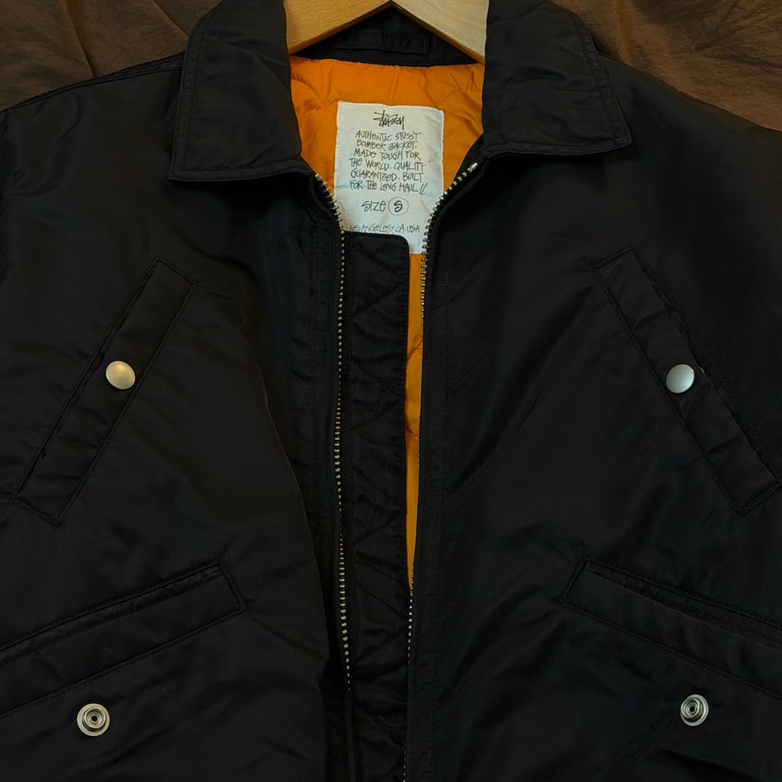 스투시 봄버 flight bomber (사이즈S) 상품이미지3