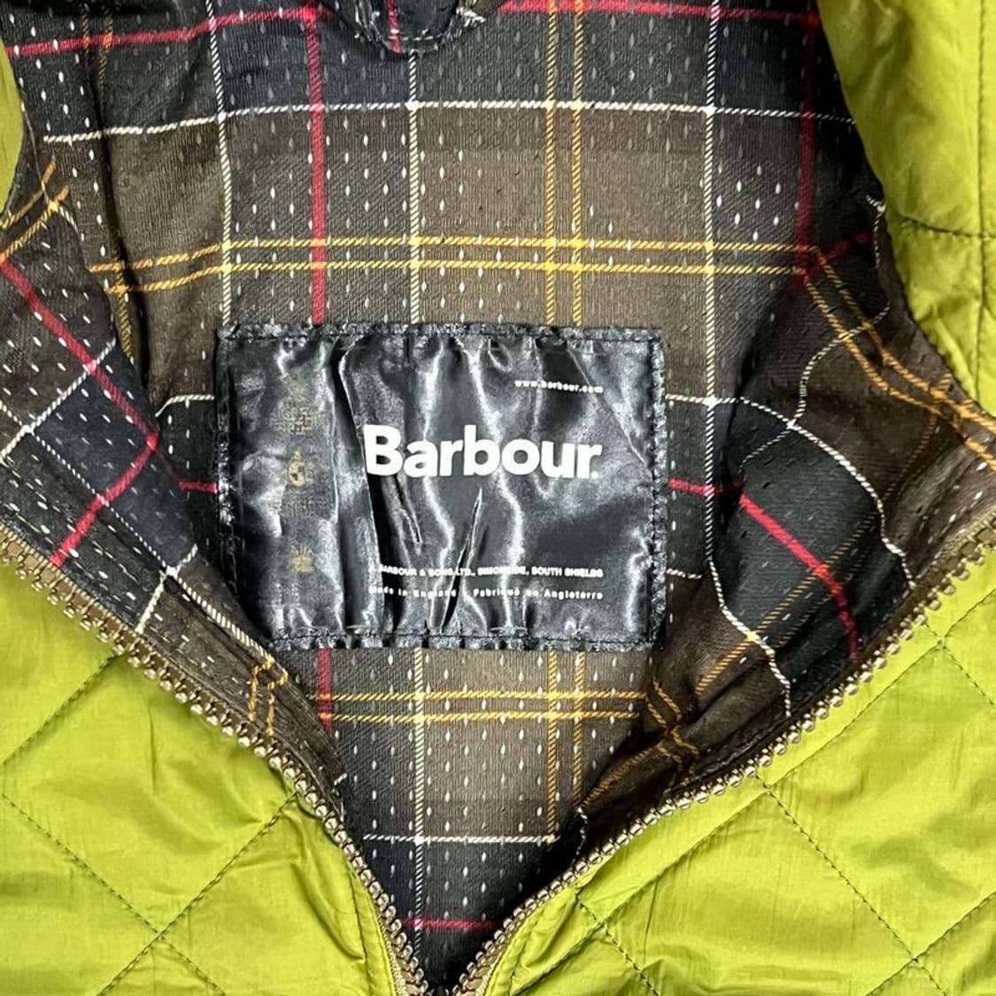 바버 퀄팅 집업 자켓 v1165 상품이미지6