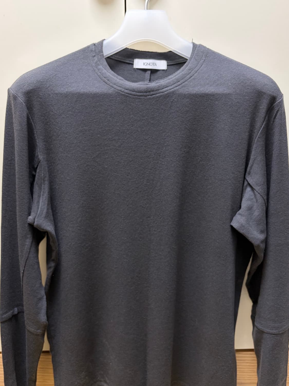 Ignota core10 cut ls tee charcoal 상품이미지3