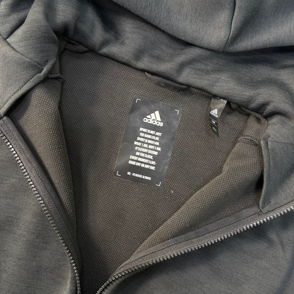 150 아디다스 키즈 풀집업 후드 자켓 0421J 상품이미지2