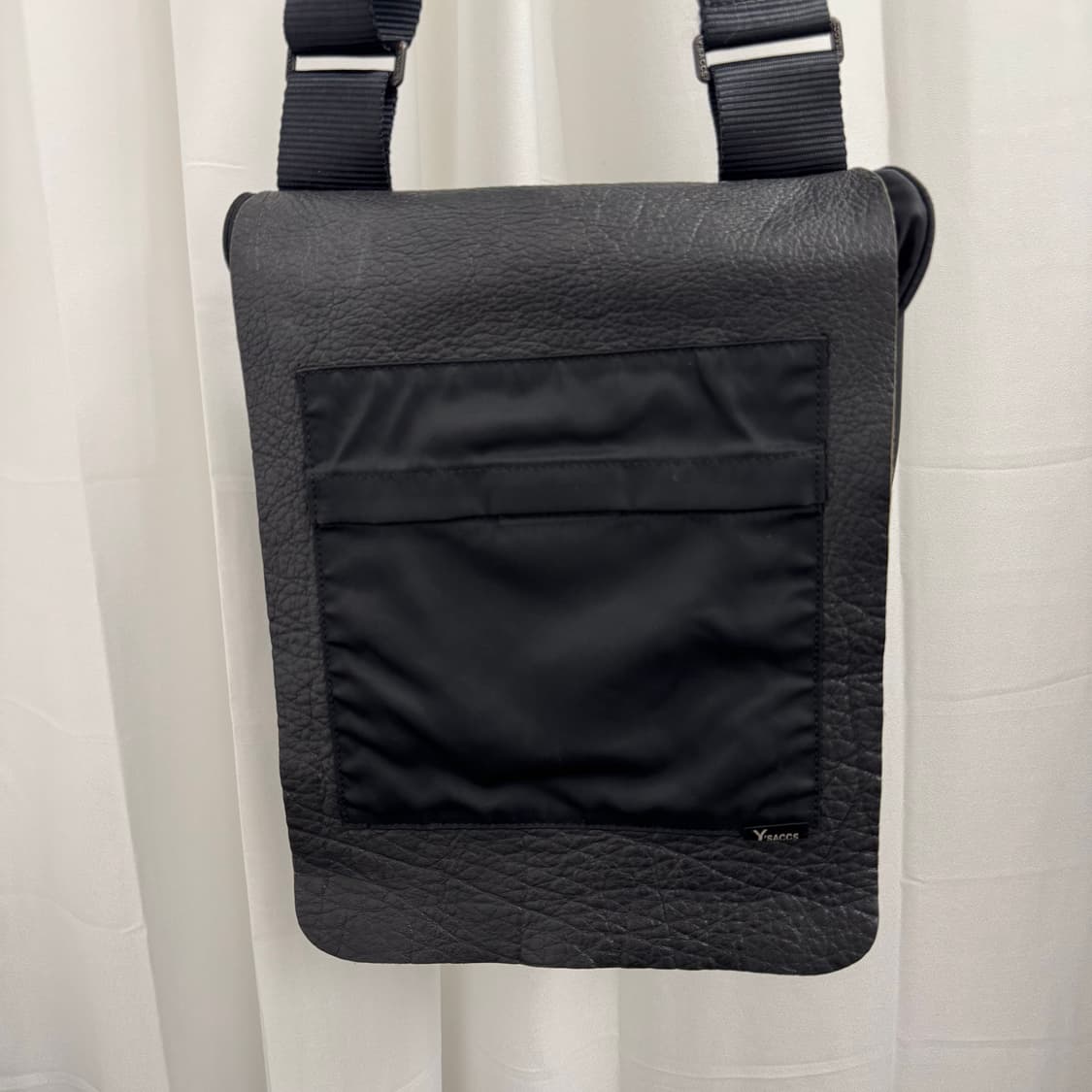 요지 야마모토 YSACCS 레더 플랩 크로스 바디백 상품이미지1
