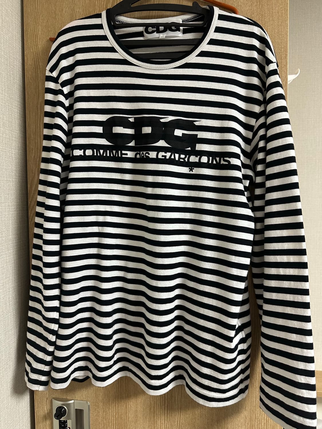 cdg 스트라이프 롱슬리브 상품이미지1