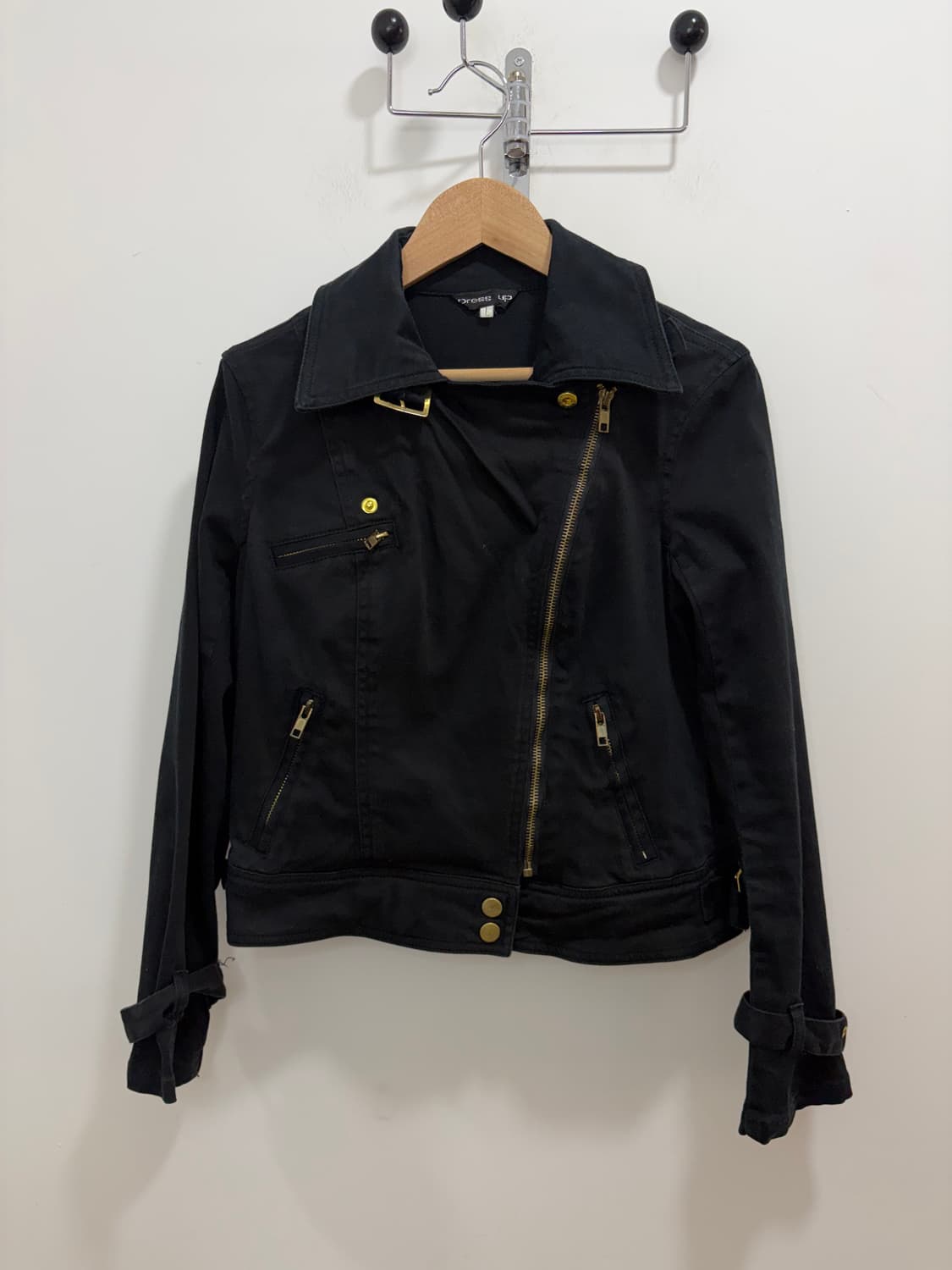 Dress up 코튼 라이더 자켓 상품이미지6