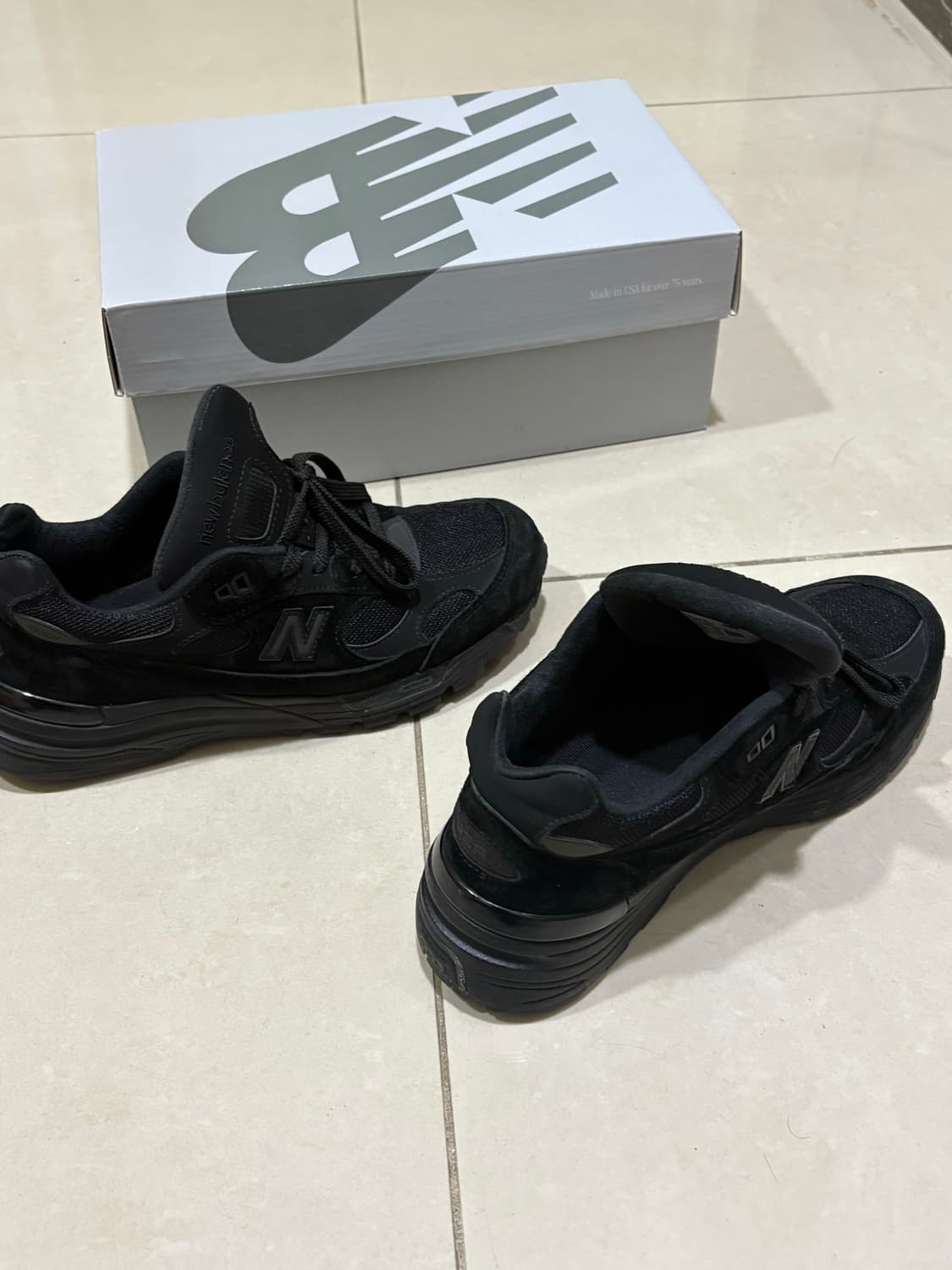 뉴발란스 992 코어블랙 us7 250 상품이미지4