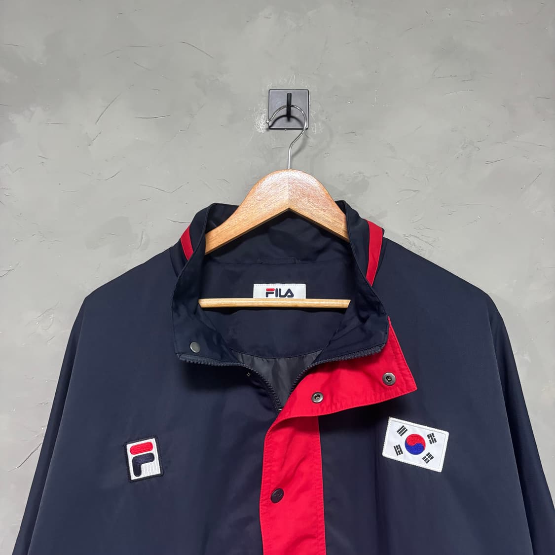 흴라 한국 국가대표 아노락 바람막이 상품이미지2