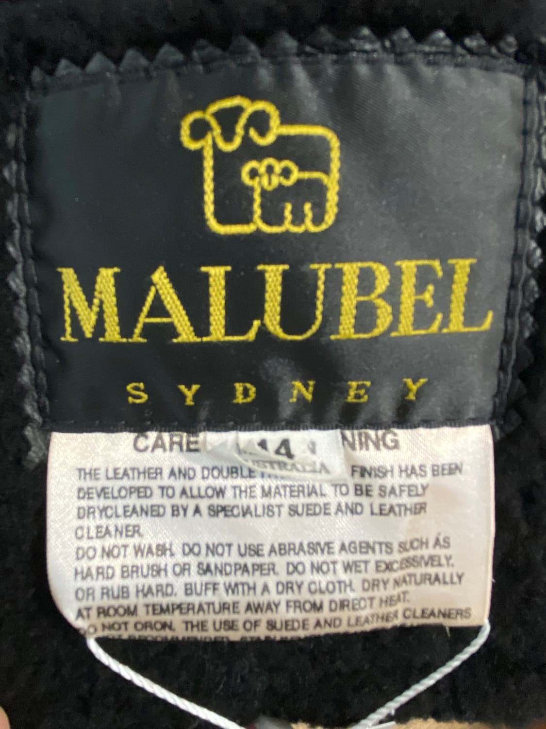 빈티지 시어링 레더 코트 상품이미지5