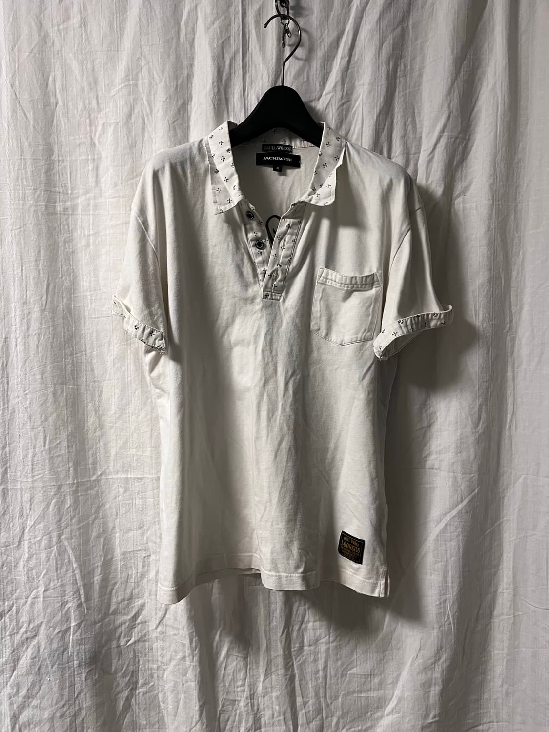 Jack Rose Cross Detail Polo Shirt 상품이미지1