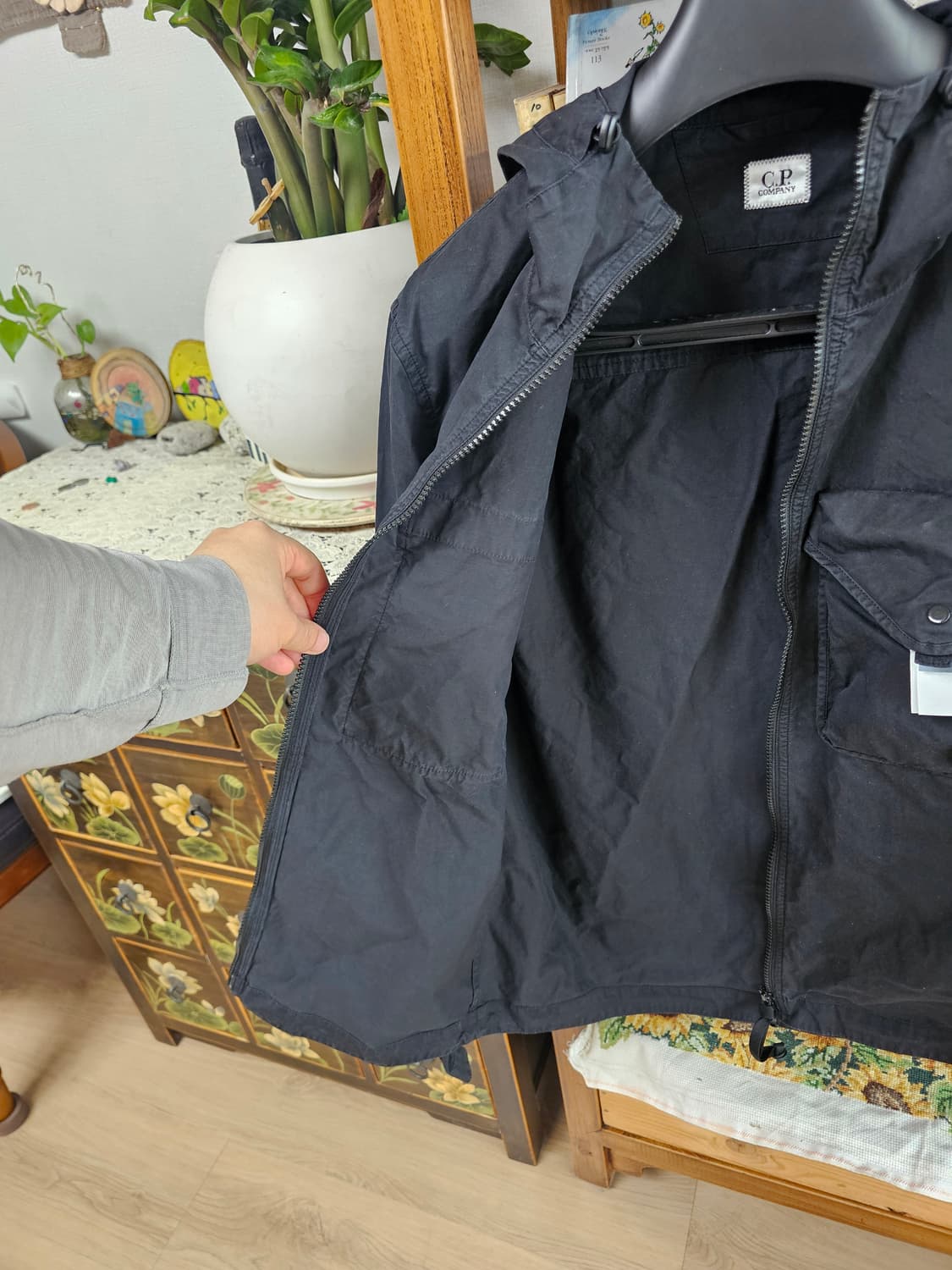 씨피컴퍼니 cp컴퍼니 후드 자켓 팔아요 95 100 가먼트다잉 상품이미지6