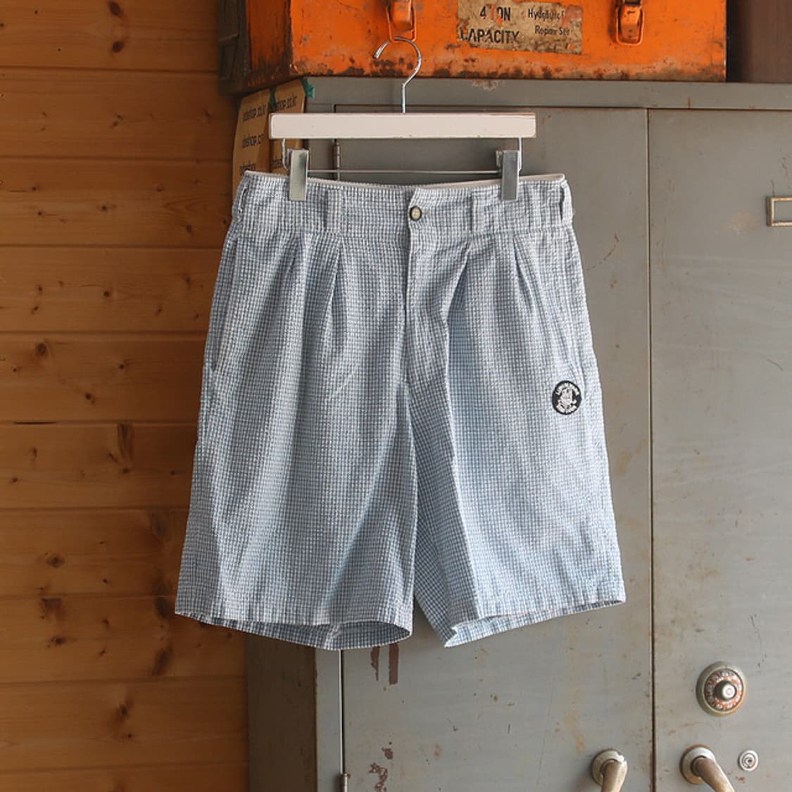 (착용컷) SINA COVA 클래식 시어서커 반바지  상품이미지3