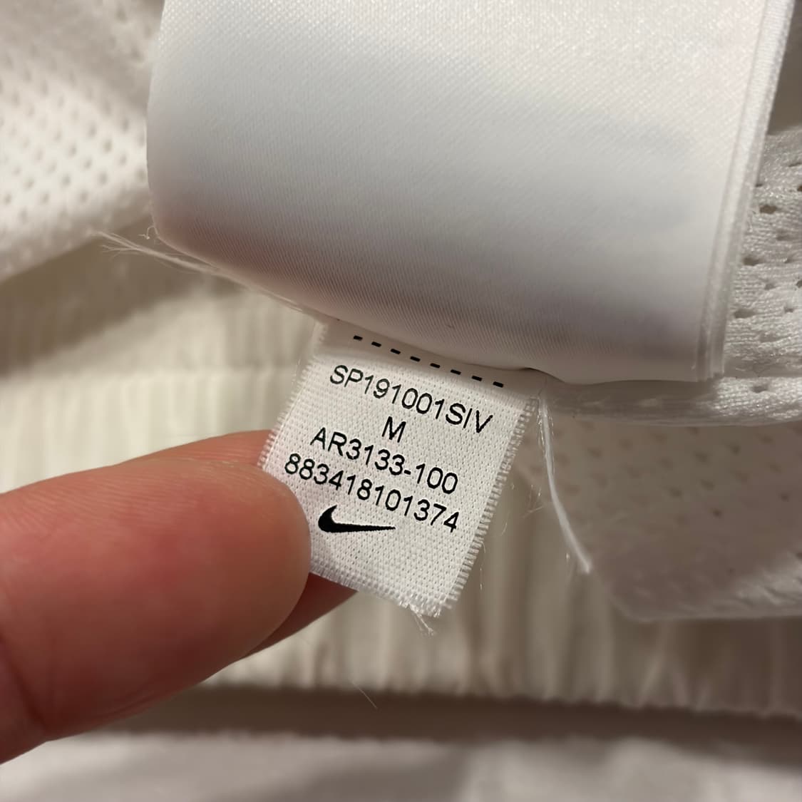 [M] 나이키 빅스우시 우븐 자켓 화이트/블랙 B727 상품이미지10