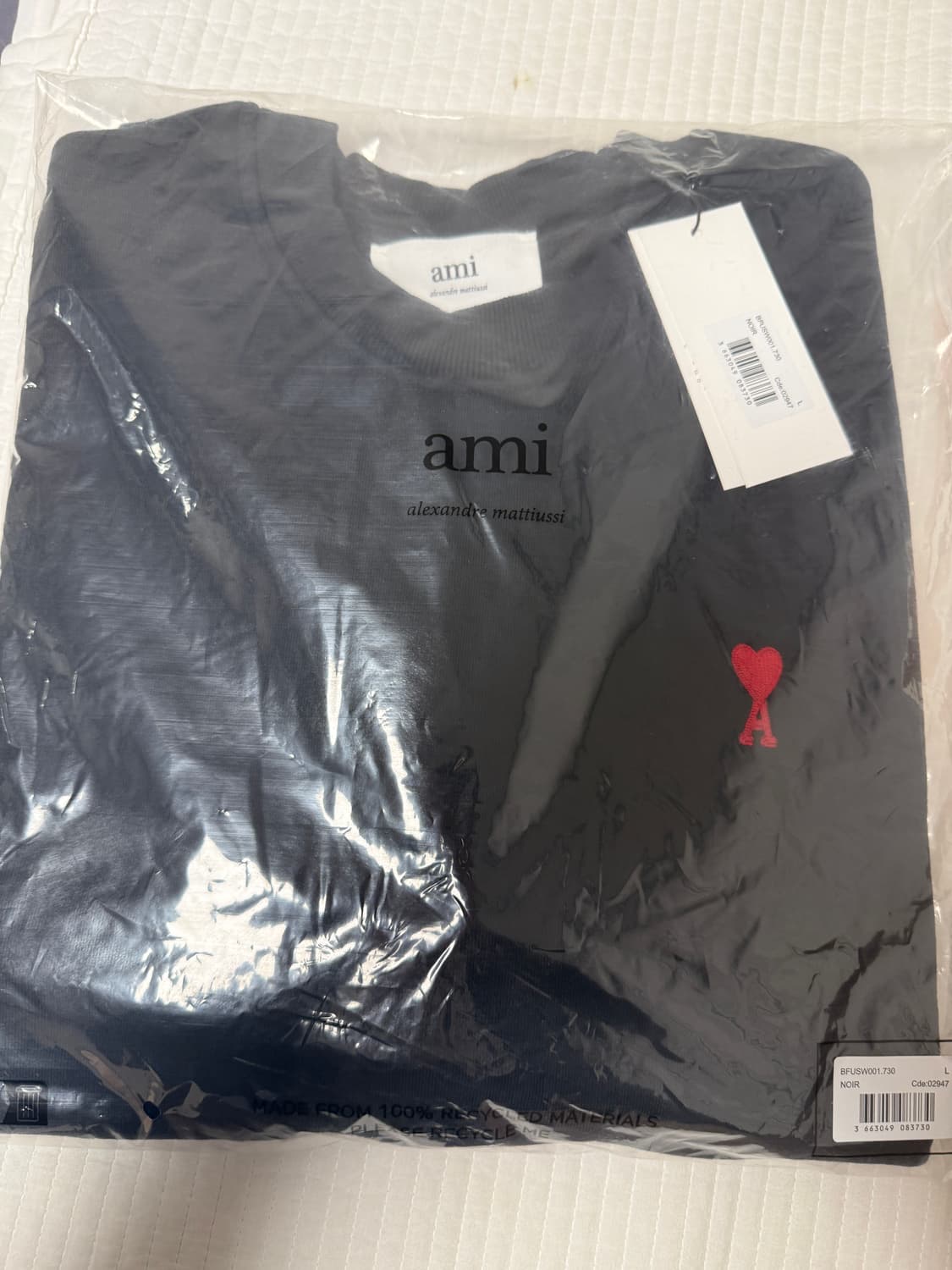 아미 맨투맨 새상품 급처 상품이미지1