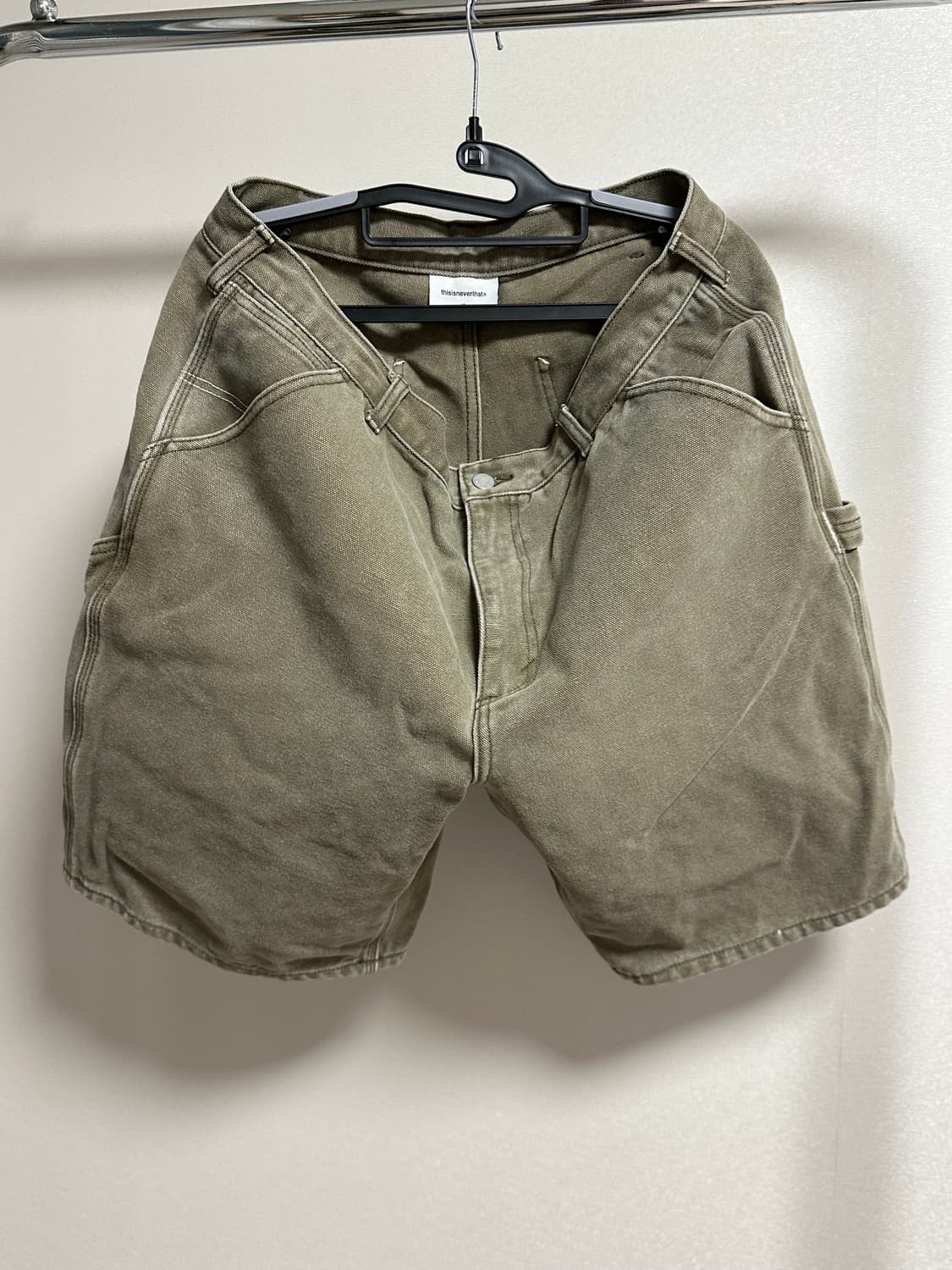 디스이즈네버댓 카고 반바지 일괄판매(블랙/네이비/카키/베이지) 상품이미지8