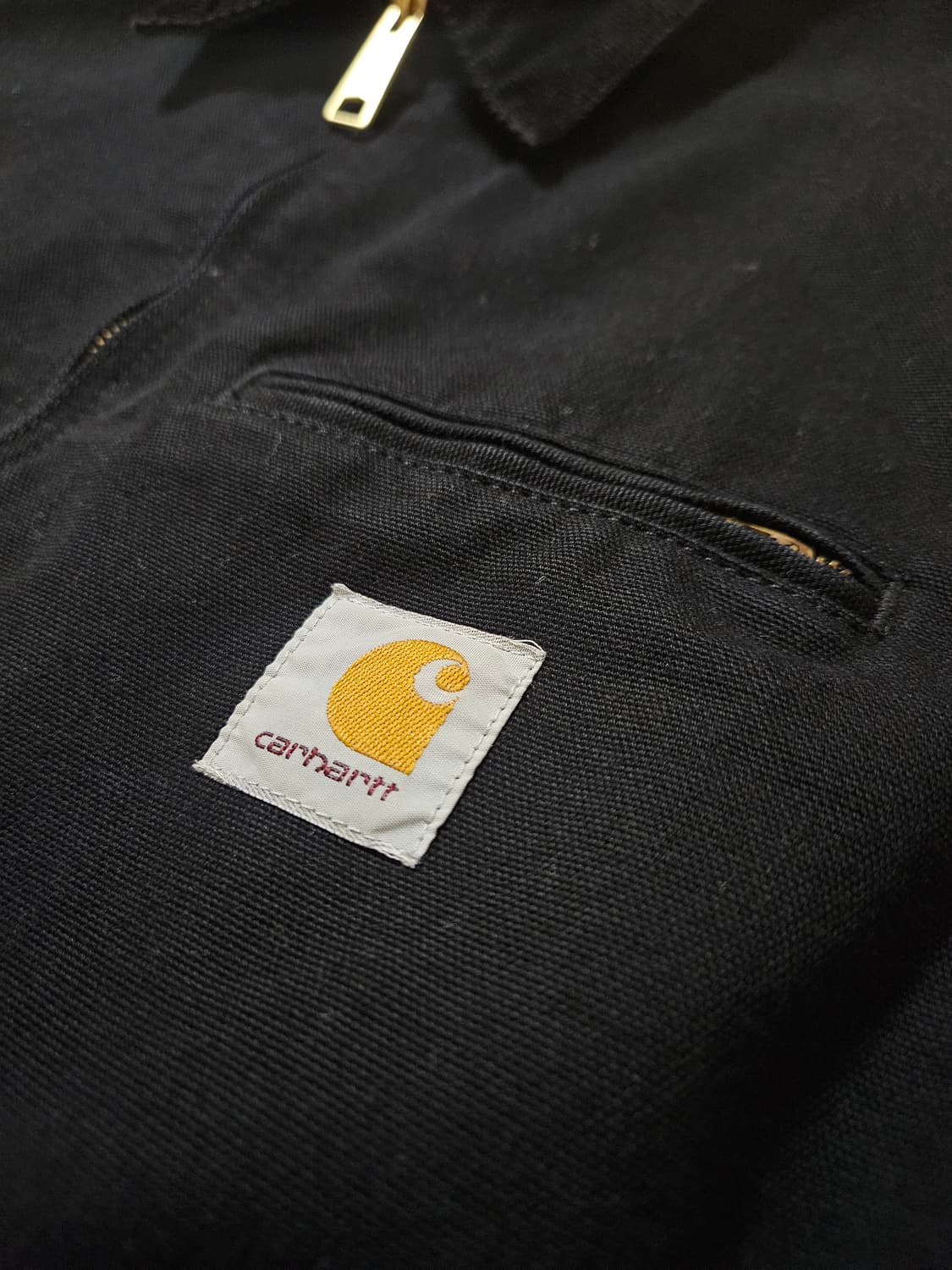 칼하트 WIP 디트로이트 자켓 블랙 L (새상품급) 상품이미지3
