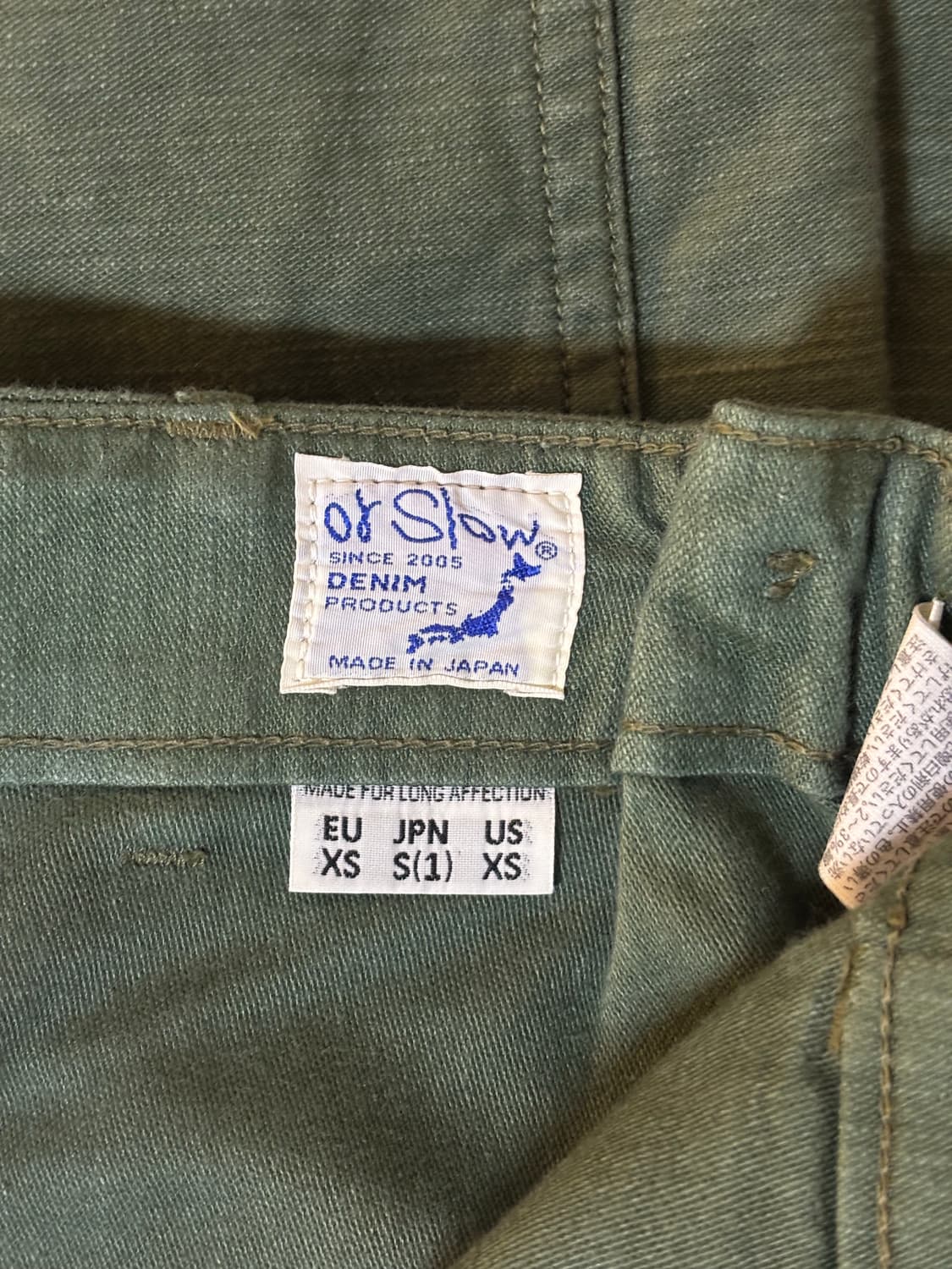 오어슬로우 퍼티그 팬츠 1사이즈 상품이미지1