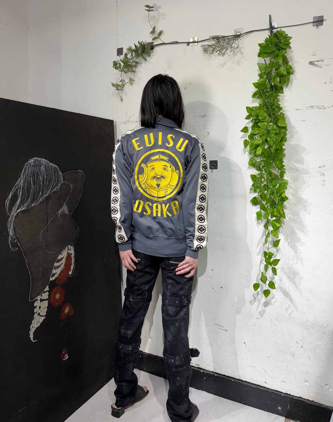 에비수 빅로고 다이콕 사이드라인 져지 트랙탑 34 상품이미지2