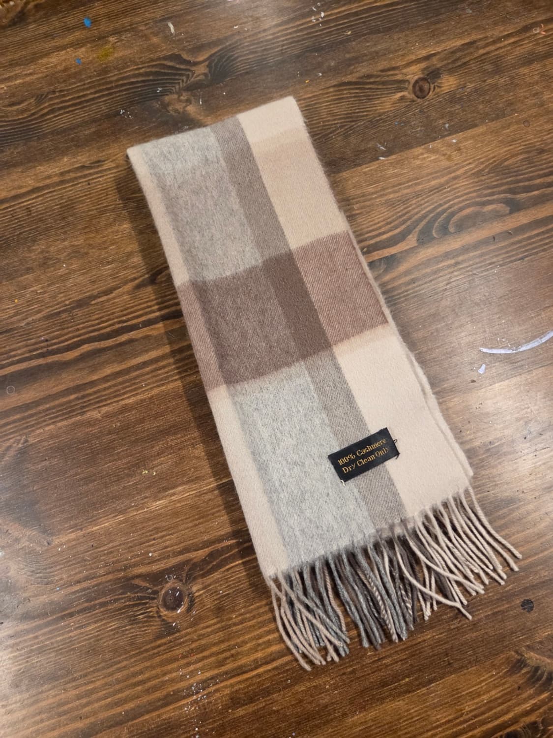 빈티지 캐시미어 머플러 상품이미지3