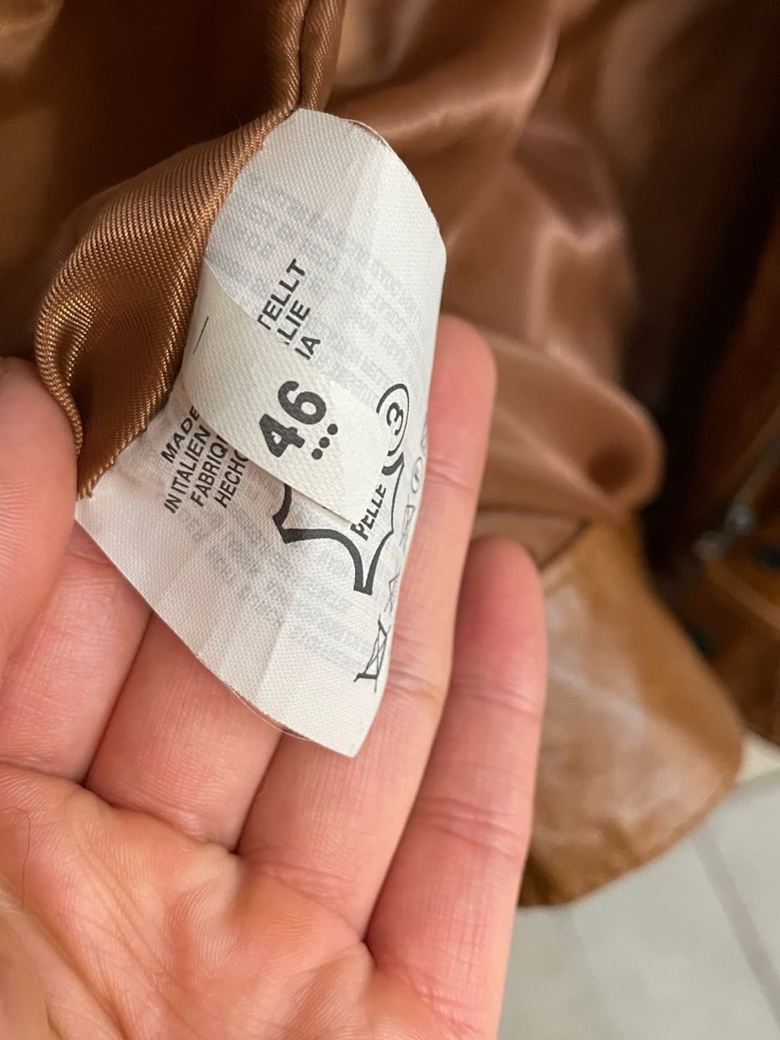 페루치 모터사이클 레더 자켓  상품이미지7