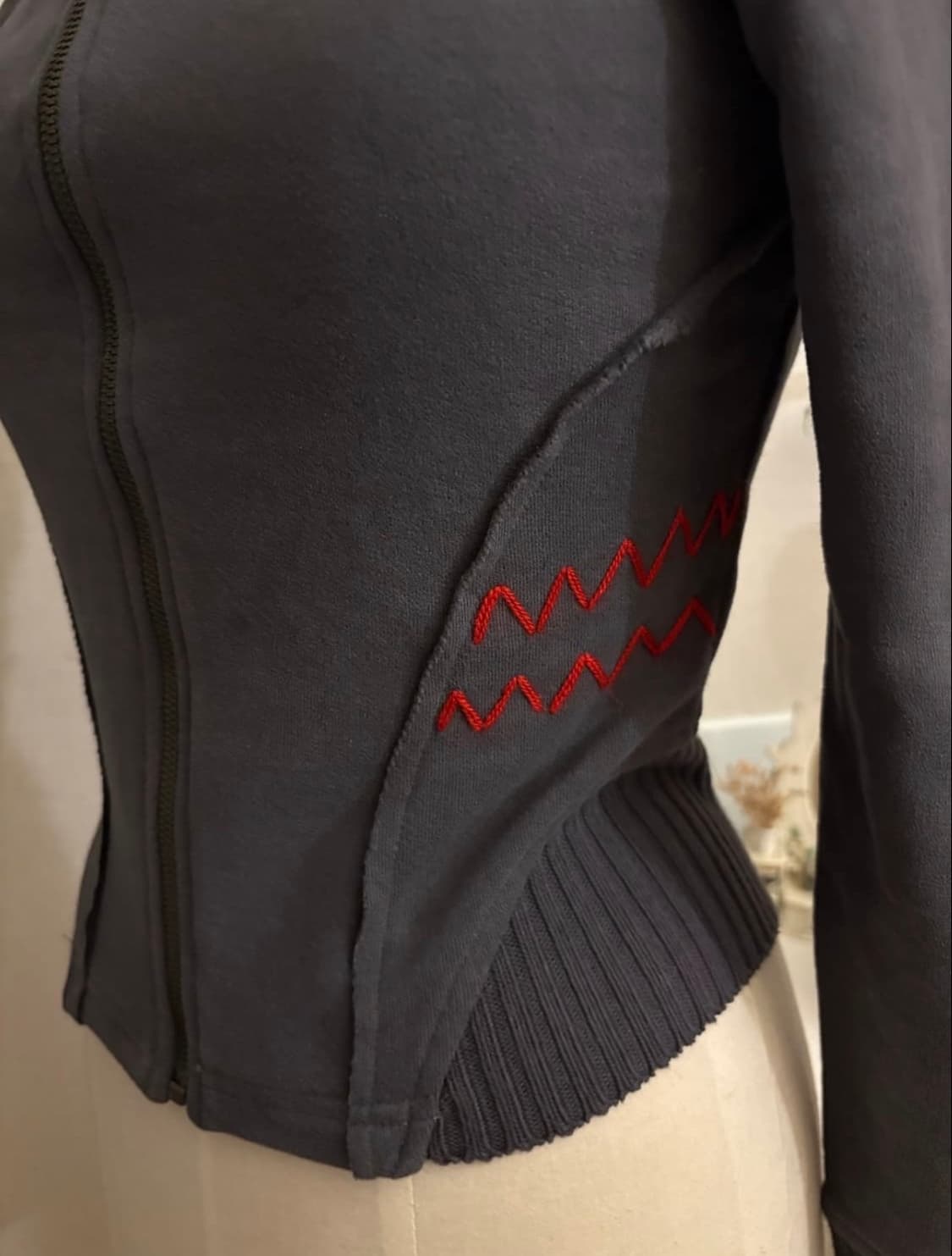 빈티지 스티치 디테일 져지 상품이미지2