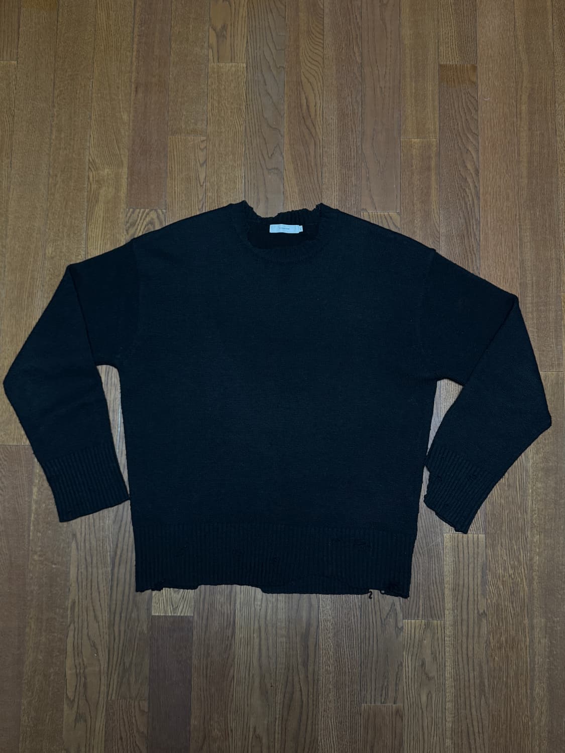 시그니처 디스트로이드 라운드 니트 상품이미지2