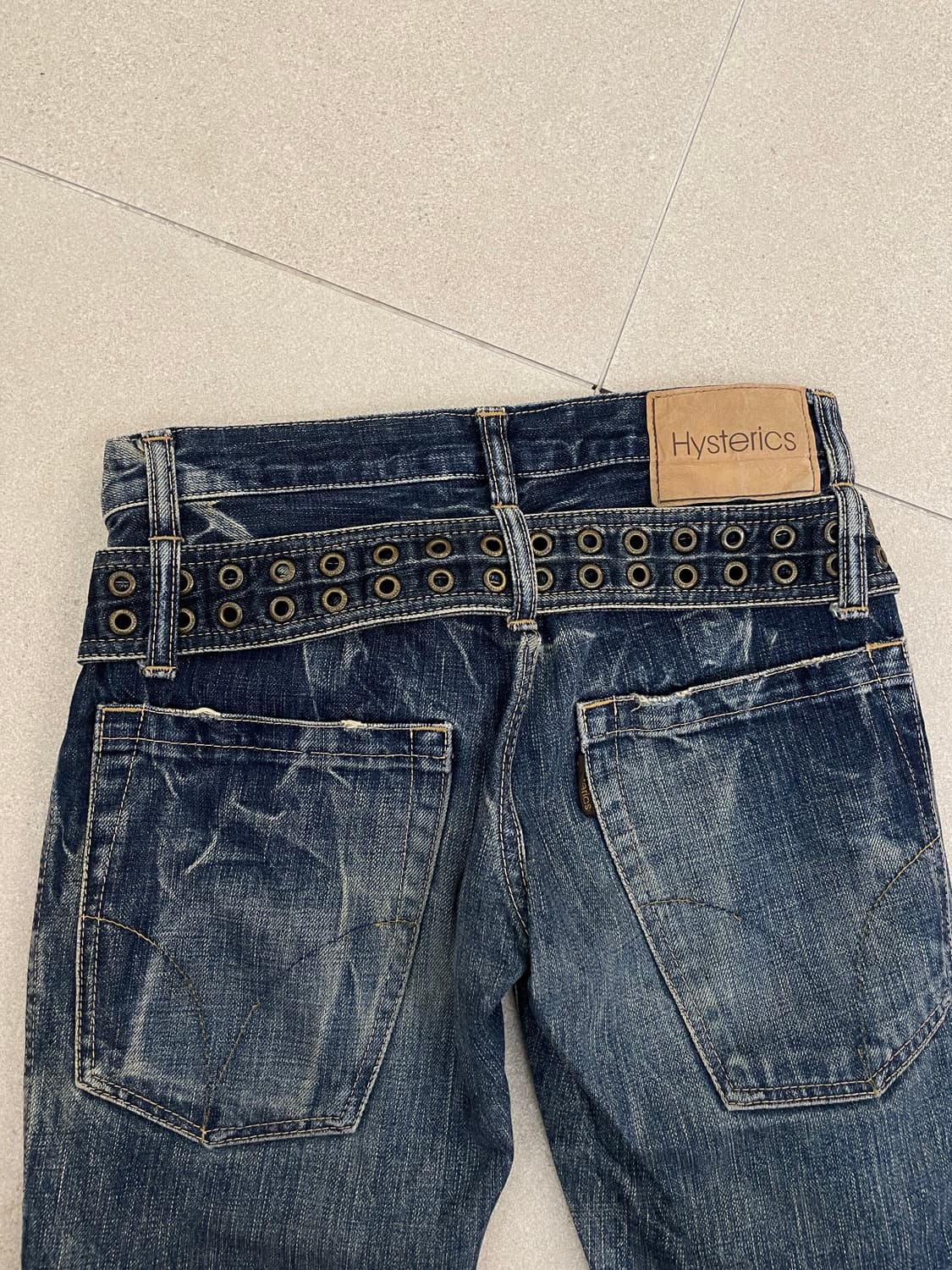 히스테릭글래머 데님 벨트 부츠컷 팬츠 상품이미지5