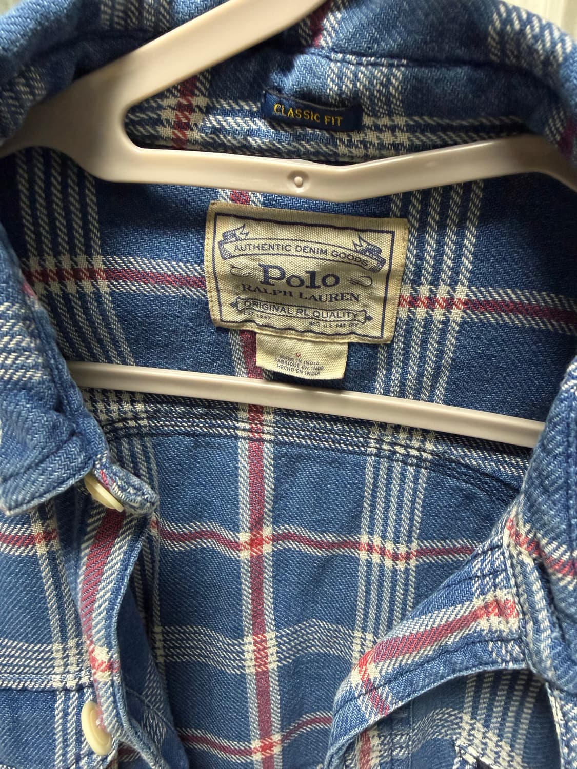 폴로 랄프로렌 코튼 체크셔츠 상품이미지2