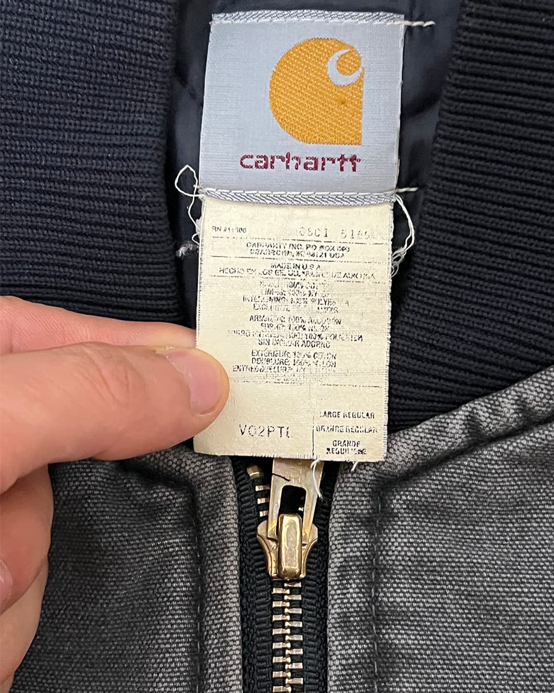 01’s Vintage Carhartt Duck Vest (V02PTL) 상품이미지3