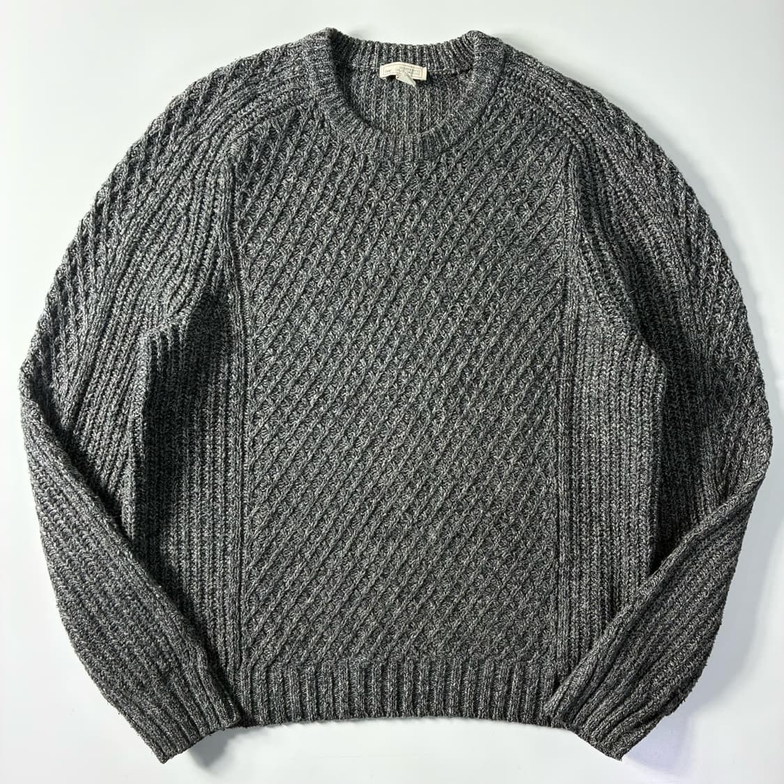 Gap  갭 코튼 차콜 케이블 니트 상품이미지1