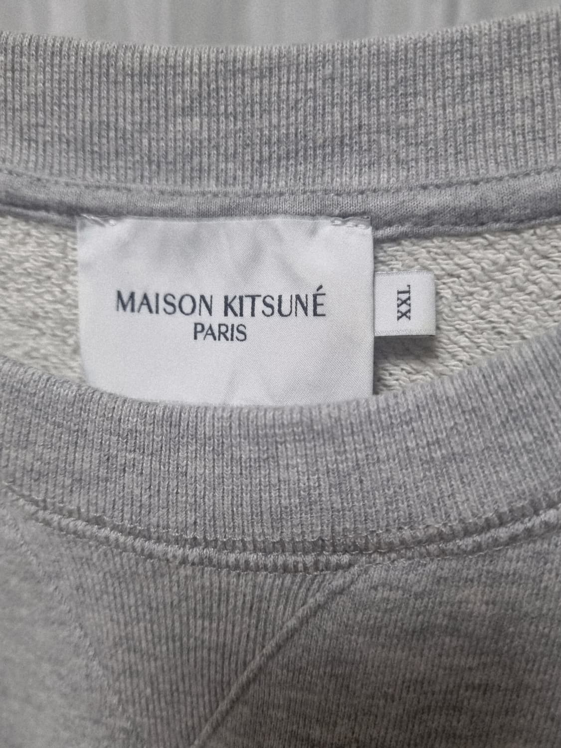 정품) 메종키츠네  폭스헤드  맨투맨  상품이미지5