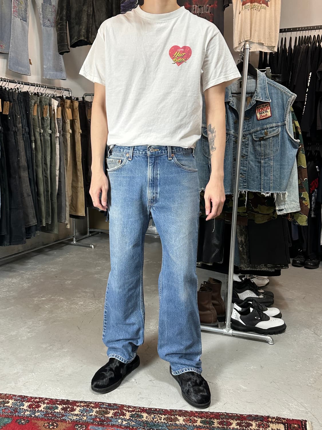 90's USA Made 빈티지 리바이스 517 부츠컷 상품이미지2