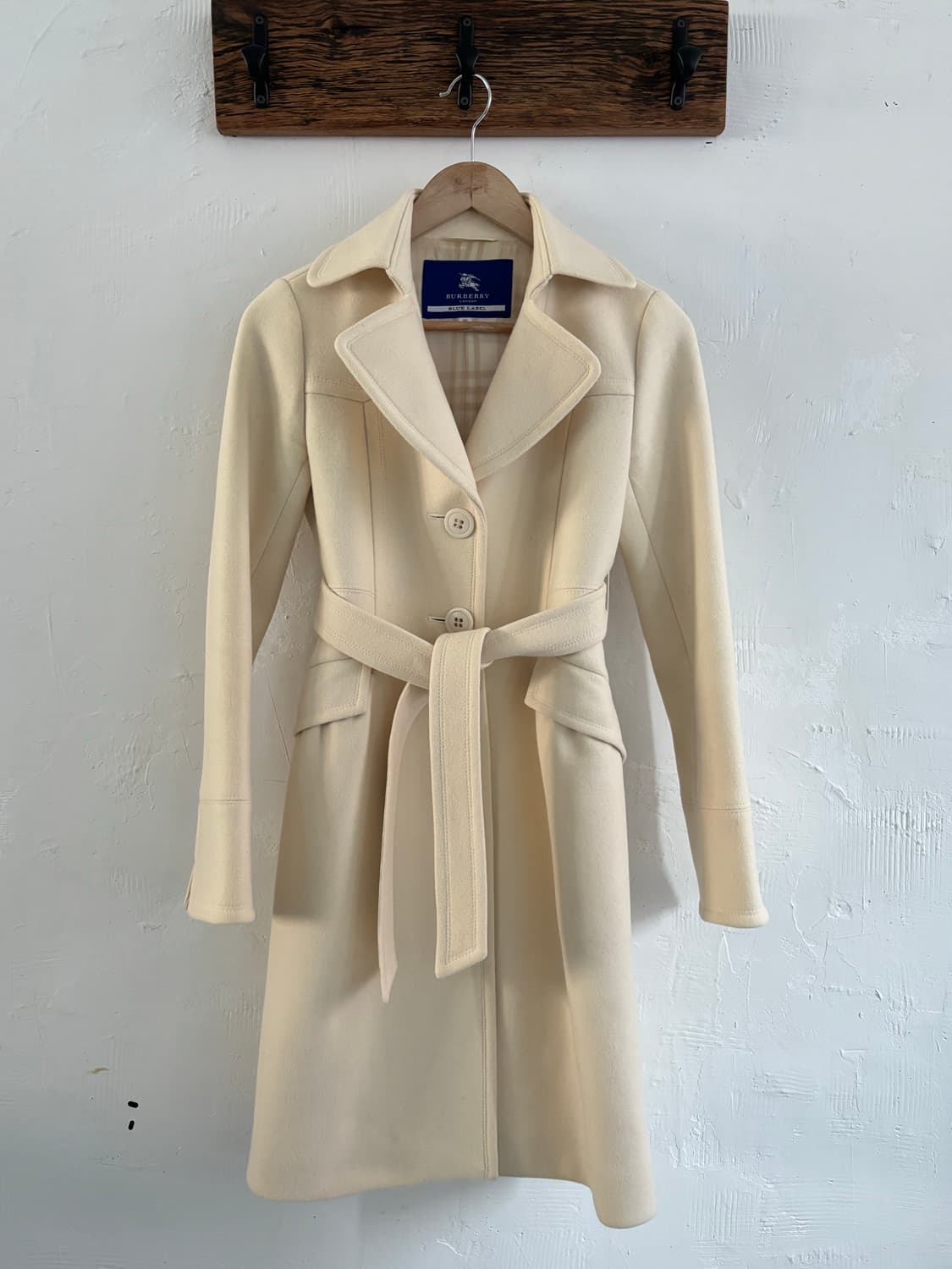 Burberry 버버리 블루라벨 아이보리 체스터 울 코트 상품이미지3