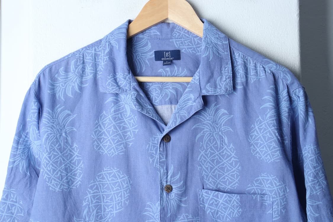 (L-XL) 브랜드빈티지 반팔셔츠 남방 USA 하와이안 린넨-H33369 상품이미지3