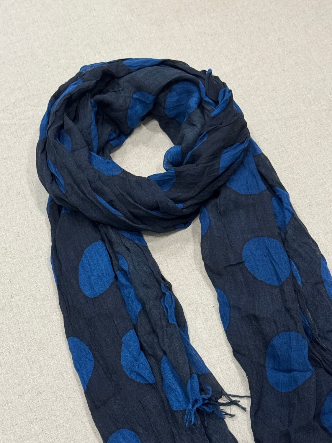 요지야마모토 뿌르옴므 15aw 도트 머플러 상품이미지3