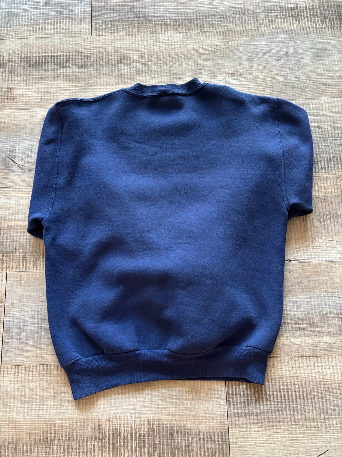 [M] 90s 러셀 맨투맨 스웻셔츠 블랭크 블루 빈티지 상품이미지2