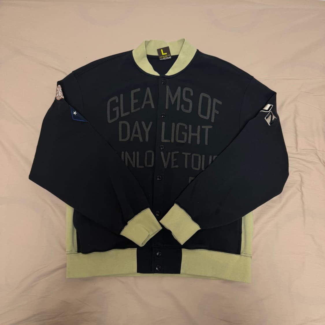 썬러브 챔피온 자켓 블랙 L 상품이미지1