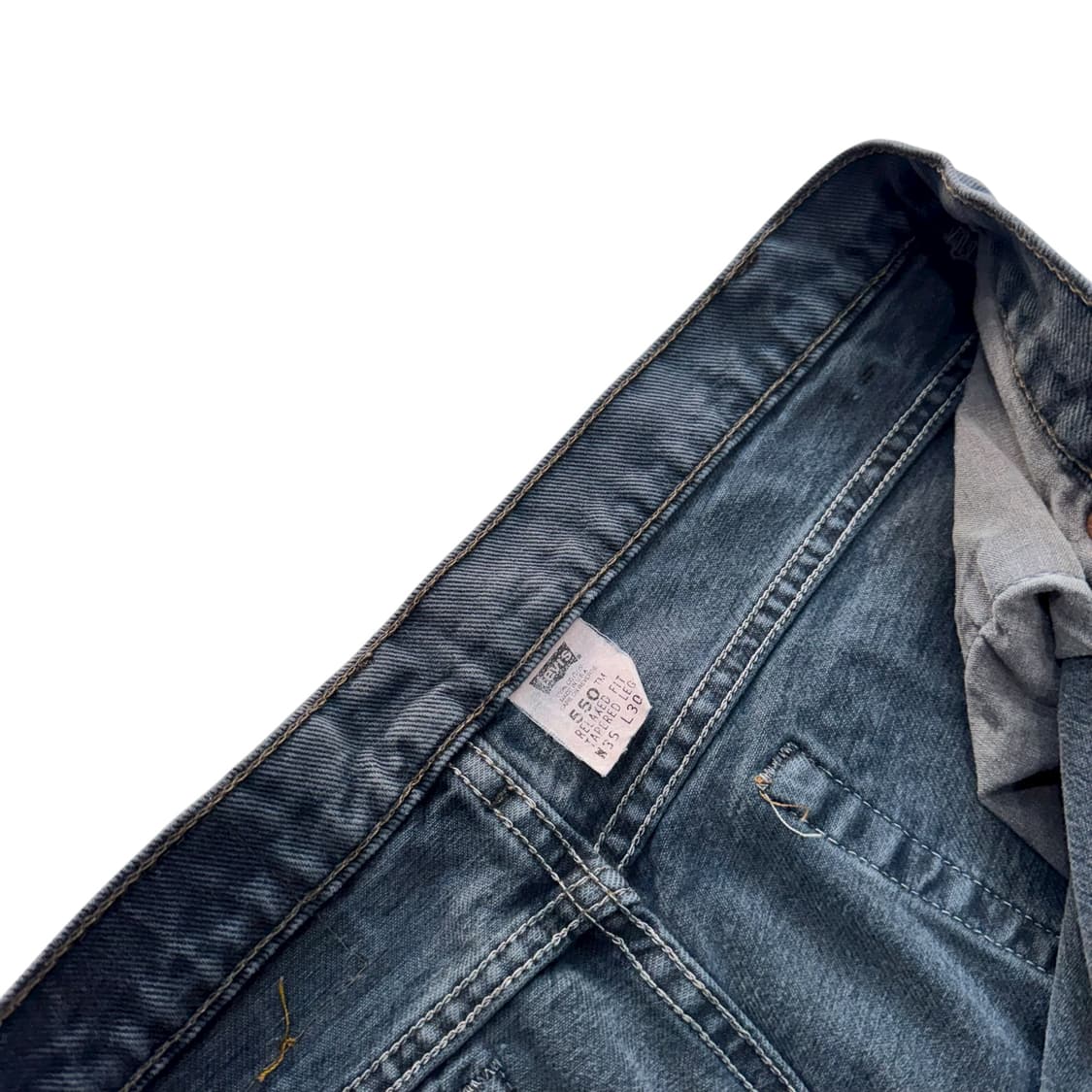 [34.5] 90's 리바이스 550 데님 USA [lv1074] 상품이미지4