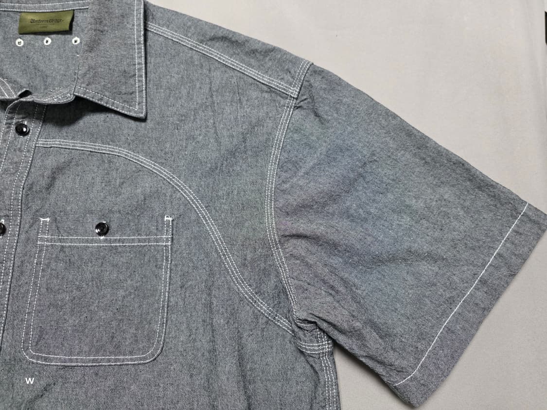 유니폼브릿지 샴브레이 반팔 셔츠 [105] 상품이미지5