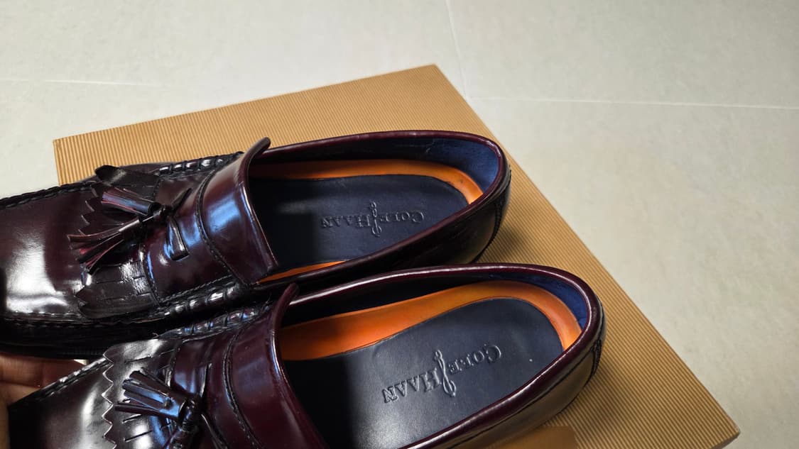 콜한 허드슨 테슬 로퍼 버건디 로퍼 상품이미지8