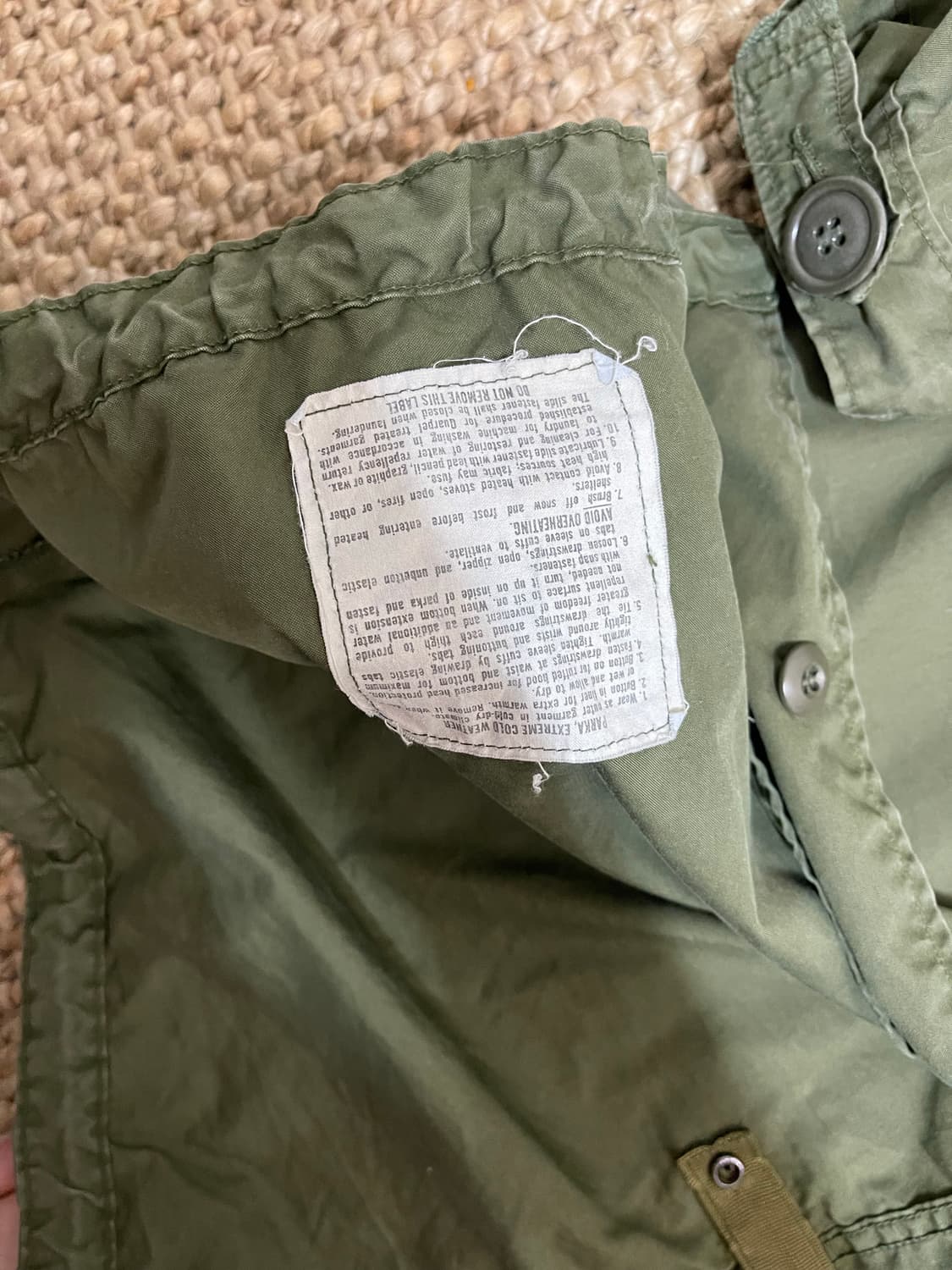 미군 / M-65 / Fishtail / 오리지날 상품이미지5