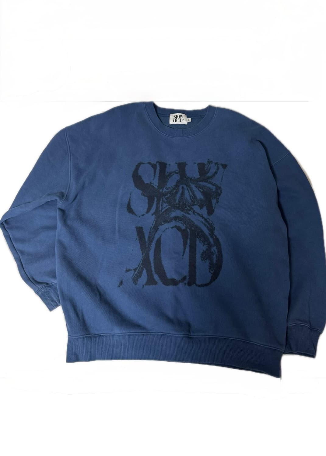 피치스킨 러스티 로고 기모 맨투맨 상품이미지1