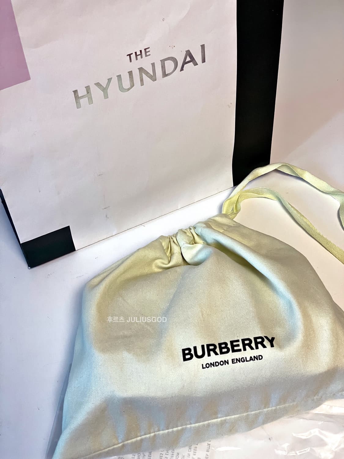 [정품, 새제품] 버버리 BURBERRY 체크 크로스백 클러치 가방  상품이미지10