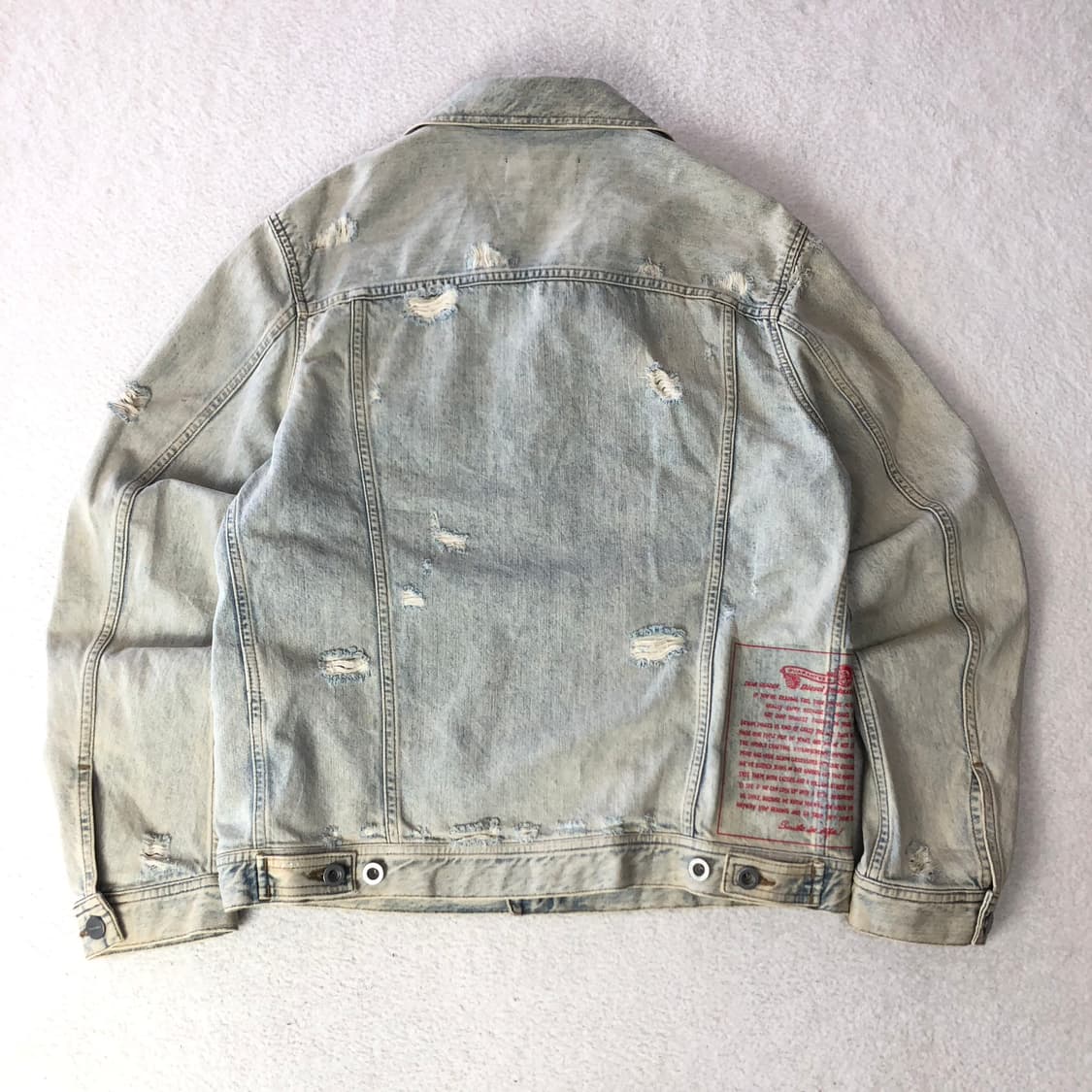 디젤 디스트로이드 데님자켓  상품이미지2
