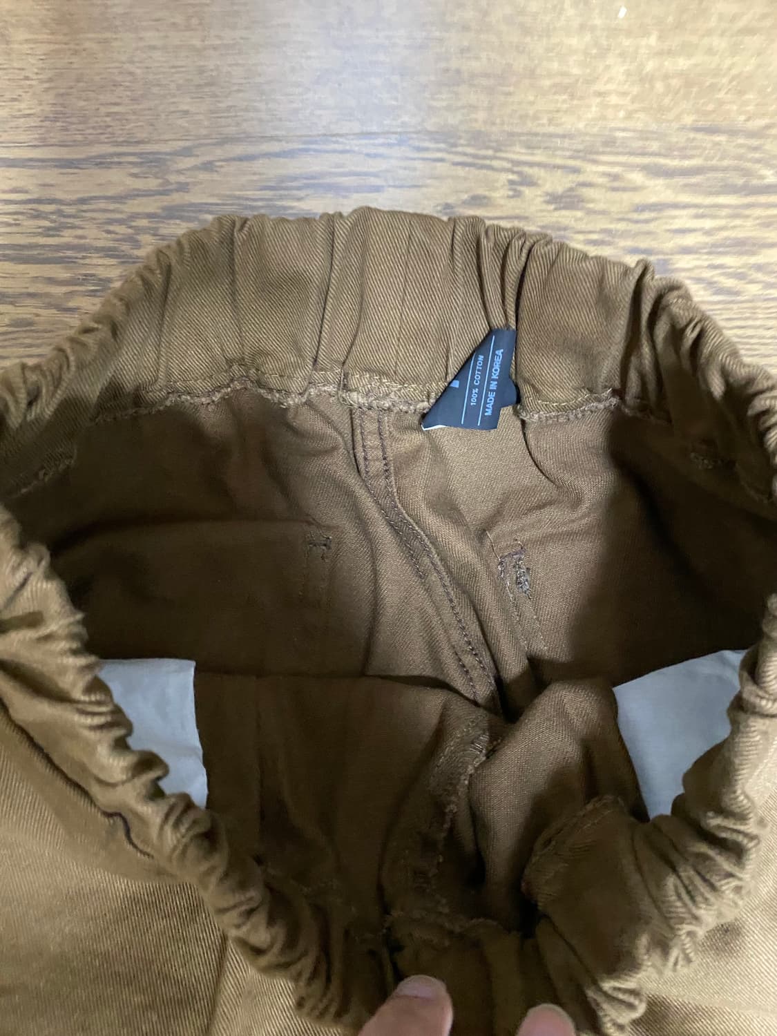 MP 마이피플 카키 브라운 카고 와이드 팬츠  os  상품이미지3