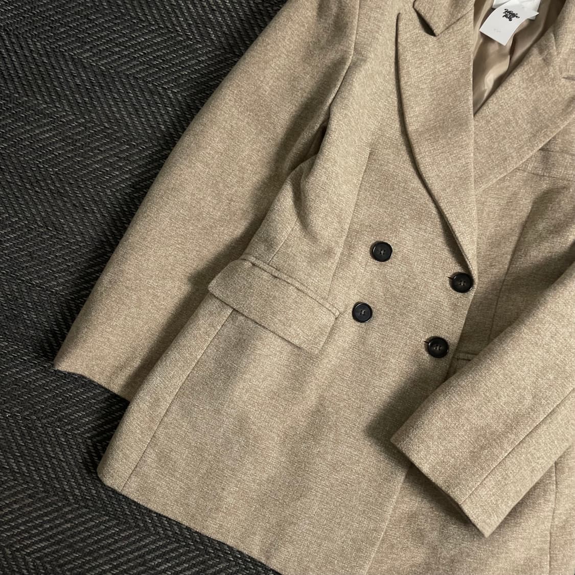 빈티지 우먼스 더블 하프 코트o 3519 상품이미지3