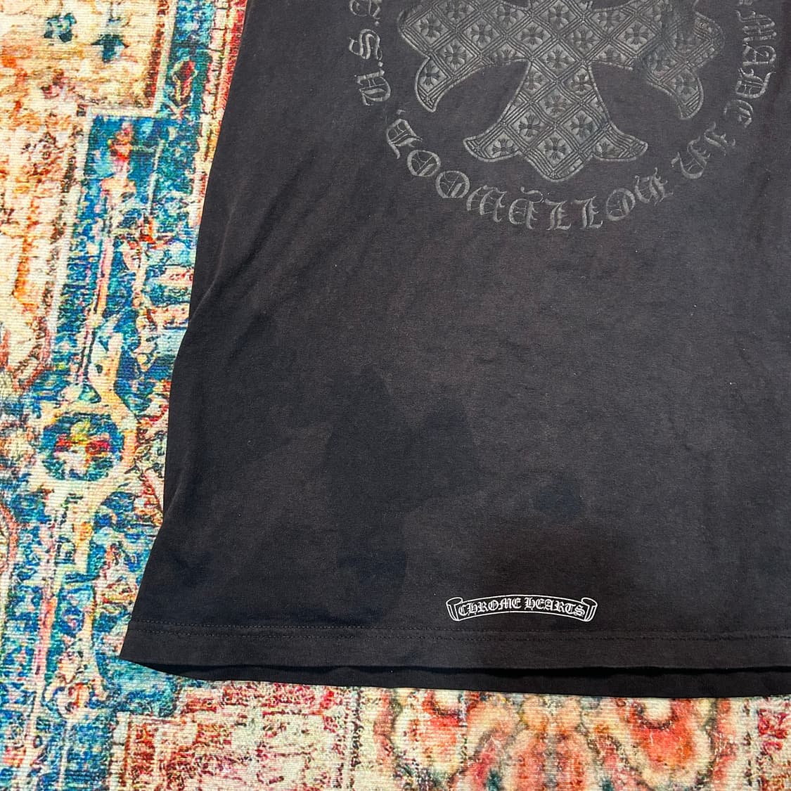 [XL] 00s 크롬하츠 CH크로스 패턴 롱슬리브(국문라벨)  상품이미지4