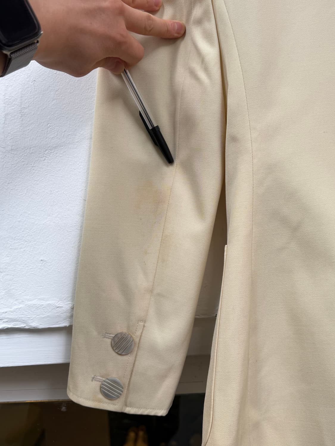 Valentino 발렌티노 부티크 노카라 블레이저 자켓 6 상품이미지9