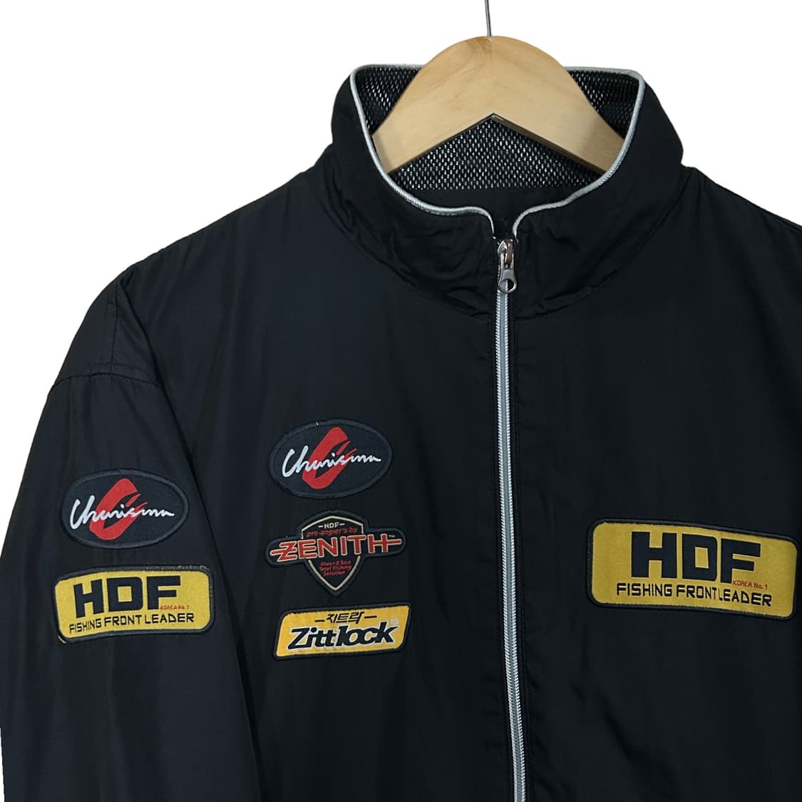 HDF 자수 패치 피싱 바람막이 자켓 XL 상품이미지6
