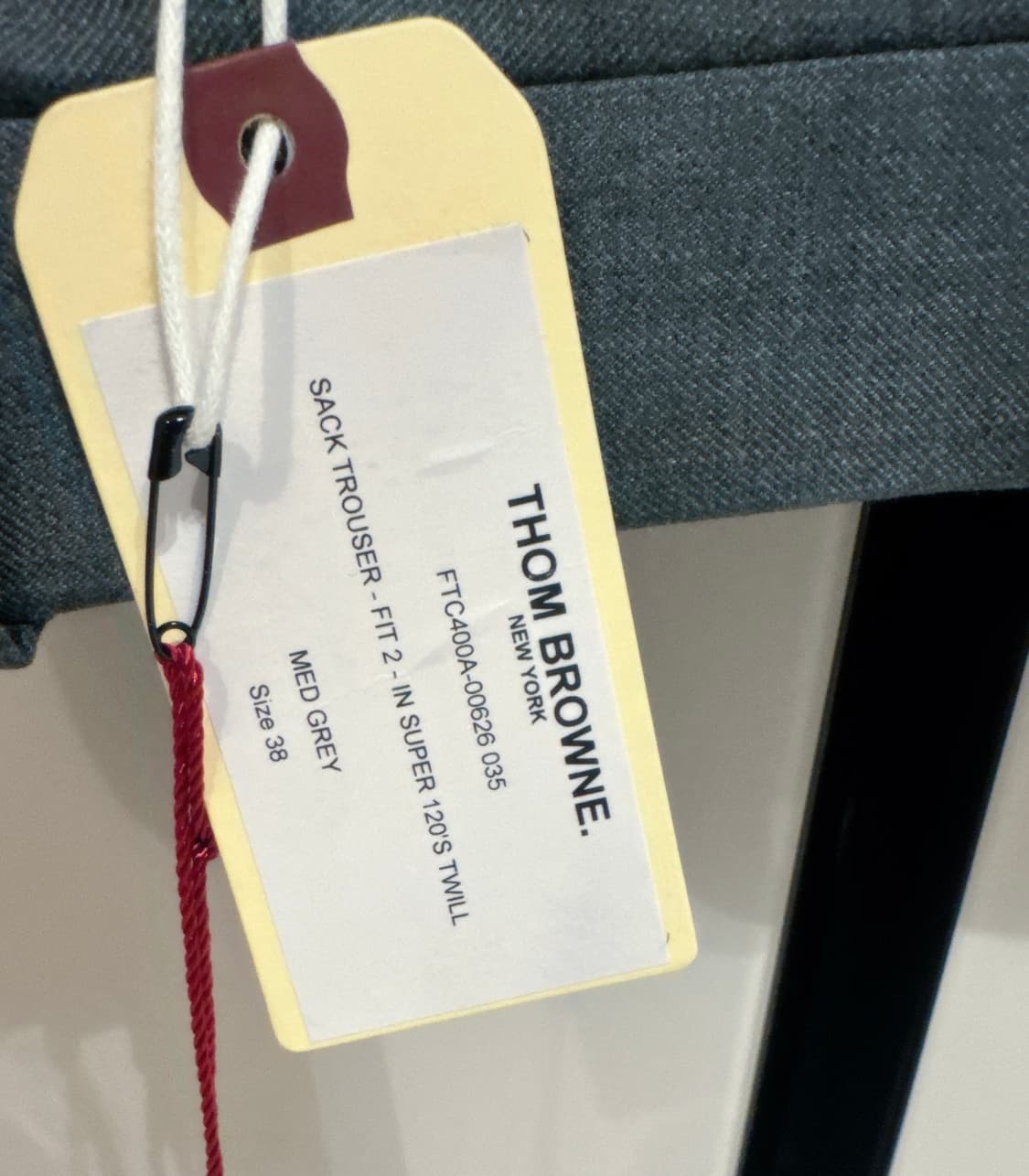 정품 택포함 새상품 톰브라운 여성 슬랙스 38사이즈  상품이미지6