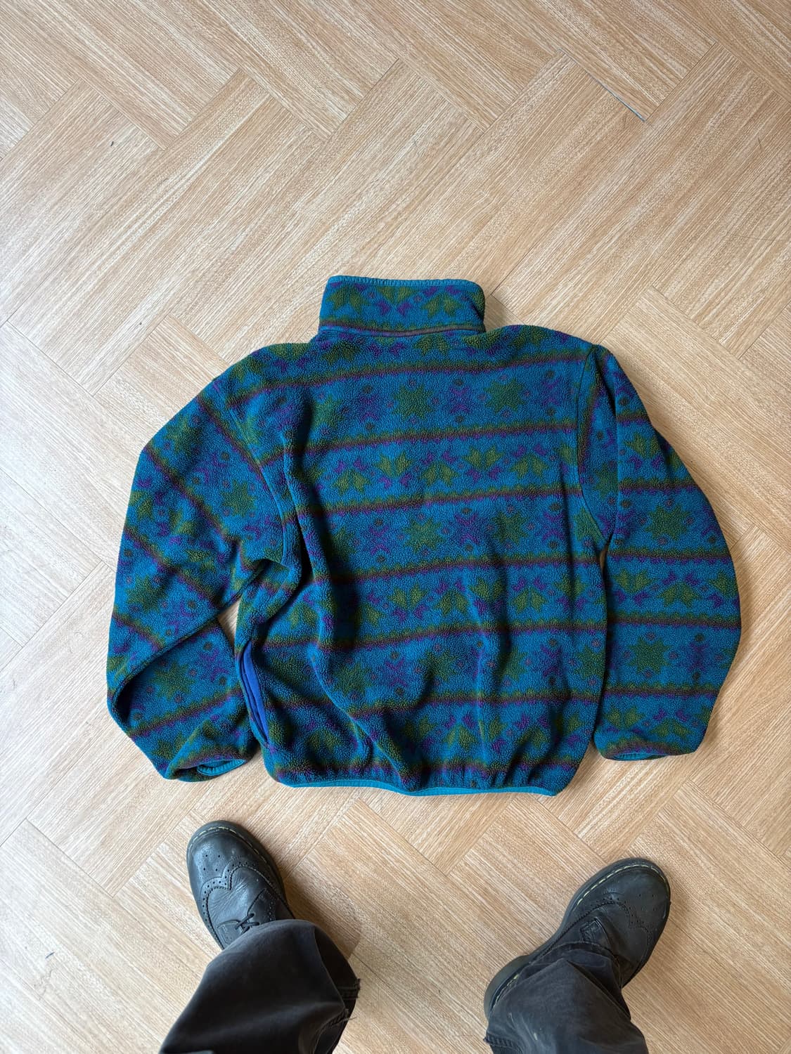 90s LL Bean 패턴 플리스 상품이미지6
